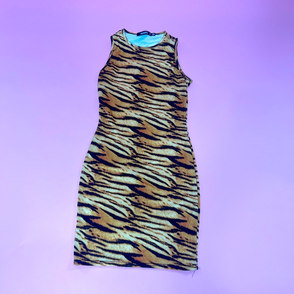 Tiger print dress